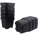 Black Plastic Pots