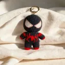 Spider Man Crochet Keychain